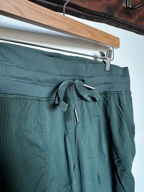 Emerald green Drawstring Jogger Pants